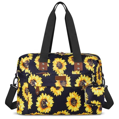 Pritent Diaper Bag Tote Waterproof Maternity Baby Bags with Pacifier Case - color: Sunflower, size: Medium