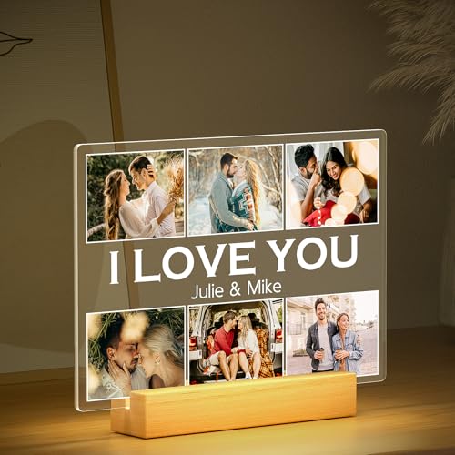Custom Picture Frame, Personalized Anniversary Birthday Gifts for Women Men - color: Style-06-01