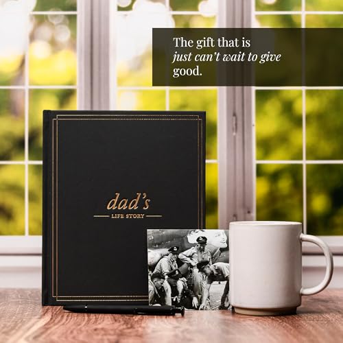 Duncan & Stone Dad Life Story Journal, Linen Bound Memory Book, 85pg - style: Dad Story Book