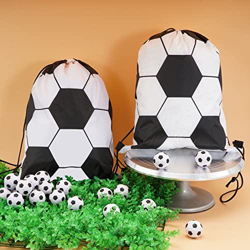 12 Pack Drawstring Backpack Soccer Drawstring Bag, 17 x 13.4 in - style: Soccer