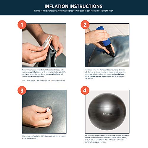 Retrospec Retrospec Luna Exercise Ball - color: Ocean Blue 2020