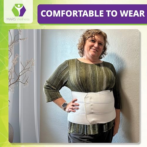 Plus Size Bariatric Abdominal Binder Post Surgery - Belly Binder - 9" - size: X-Large (1 Count), style: 3 Panel (9")
