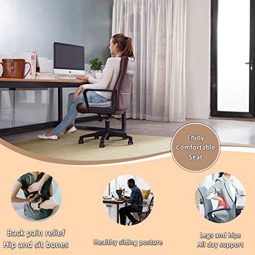 Hshbxd Donut Pillow, Tailbone Cushion for Wheelchair, Office and Travel - color: New Grey