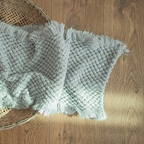 Zeroest Newborn Baby Photography Props Basket Filler Blanket (Gray) - color: Gray