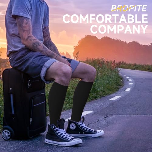 bropite Open Toe Compression Socks for Women,3 Pairs Toless Knee-High Socks - color: C-bbp Open, size: 3X-Large