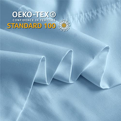 BEDELITE Body Pillow Pillowcase, Rayon from Bamboo, Blue, 20"x54" - color: Blue, size: Body(20"X 54")