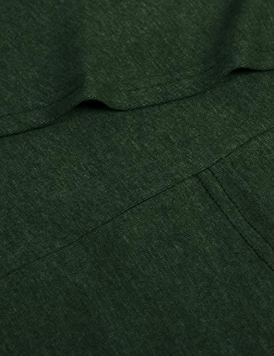 Joymom Maternity Warm Cowl Neck Nursing Sweatshirt Breastfeeding Tunic Tops - color: 1-dark Green, size: Medium