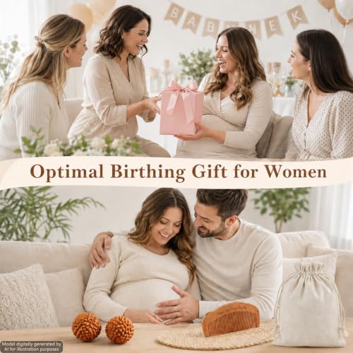 4 Pcs Birthing Comb Acupressure Massage Ball Labor and Delivery Essentials - style: Style 2