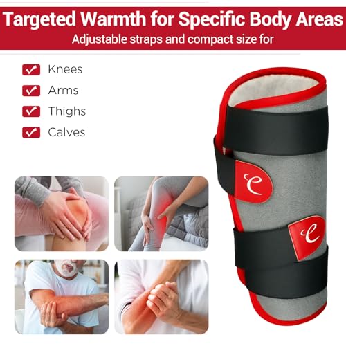 Comfytemp Leg Heating Pad, Wearable Heat Wrap for Knee/Thigh/Calf (L/XL) - size: Large