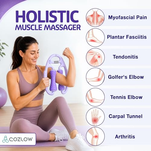 COZLOW Cellulite Massage Tool, Lymphatic Drainage Massager, Lavender Bliss - color: Lavender Bliss