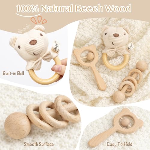 Baby Gift Set for Baby Shower - 10 Piece Newborn Box with Essentials - color: Little Bear
