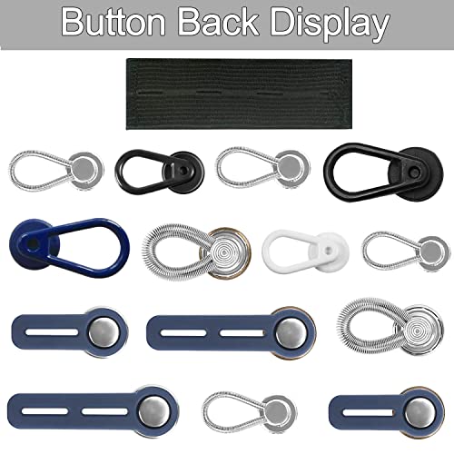 24 Pcs Collar Extenders for Mens Shirts, Button Extenders Set for Jeans