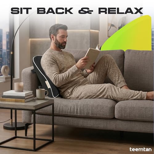 Milkyway Back Support for Office Chair, Memory Foam Lumbar Support Pillow with Cooling Breathable Cover, Adjustable Strap and Extra Extension Strap, for Car Seat, Home, Gaming, Black