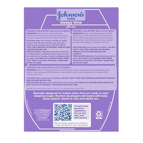 Johnson's Baby Sleepy Time Gift Set, 3 Items - size: Small
