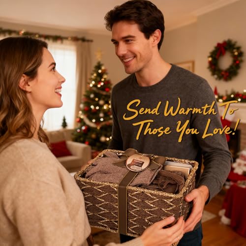 35 Pcs Coconut Vanilla Spa Gift Basket for Women & Men, Face Skin Care Set