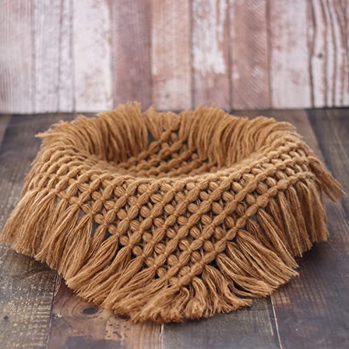 Zeroest Newborn Photography Baby Posing Layer Props Basket Filler (Camel) - color: Camel