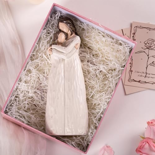 Mother and Daughter Figurines, Gifts for Mom, 9.8" H - style: Hugging Mom Daughter