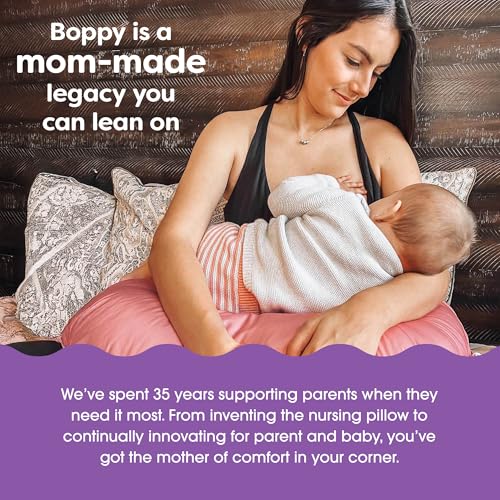 Boppy Cuddle Pregnancy Pillow, Compact Maternity Support for Side Sleepers - color: Gray Basket Weave