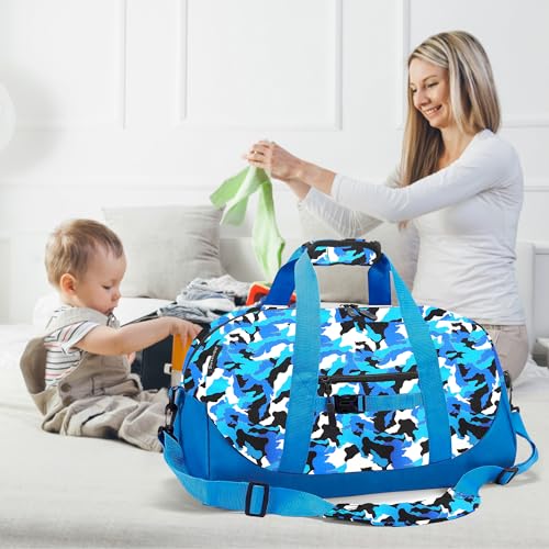 Kids Overnighter Duffel Bag Carry-On Size Sport Bag(11slan) - color: 11slan