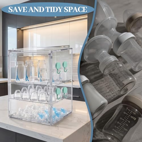Baby Bottle Organizer, 3 Tier Bottle Storage Organizer Baby - color: 3 Tier