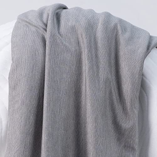 QUEEN ROSE 65in Pregnancy Body Pillow Cover, U Shaped Pillowcase, Grey - color: Grey, size: 65 Inch