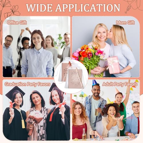 Mooliwe 24 Pcs Affirmation Notebooks Pens Bulk Gifts, Gratitude,Elegant - style: Elegant