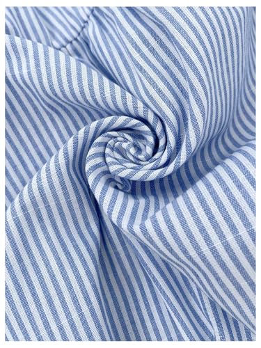 MakeMeChic Women's Maternity 2 Piece Outfits Striped Tank Top and Pants - color: Blue, size: X-Large
