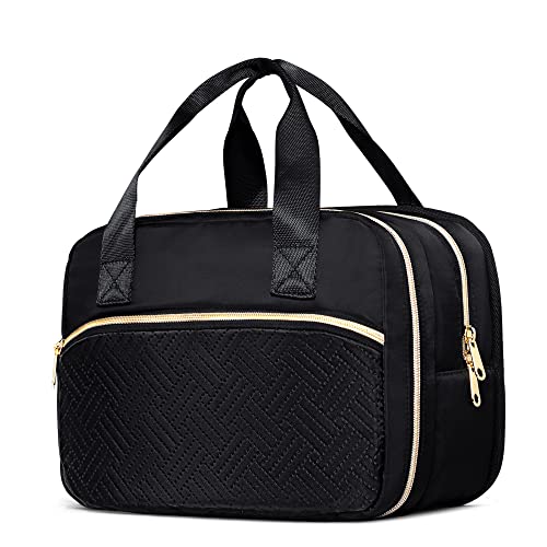 Fasrom Wearable Breast Pump Bag, Insulated Pump Carrying Case with Cooler - color: Black