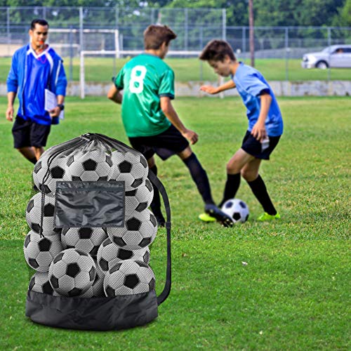 BROTOU Thickened Extra Large Sports Ball Bag Mesh Socce Ball Bag - size: 30" x 40"