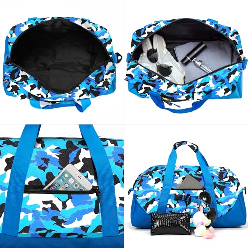 Kids Overnighter Duffel Bag Carry-On Size Sport Bag(11slan) - color: 11slan