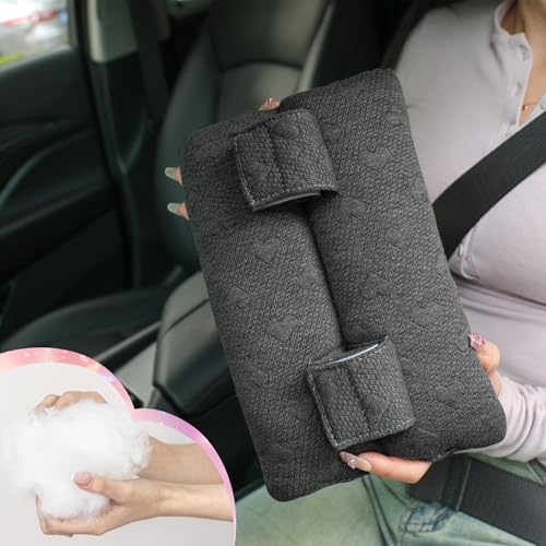 Post-Op Seat Belt Pillow – Ice/Hot Pocket for Chest/Heart, Small Grey - color: Dark Gray, size: Small