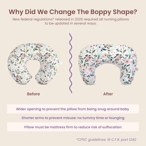 Boppy Nursing Pillow, Luxe Ergonomic Breastfeeding & Baby Feeding Support - color: Luxe - Quilted Moss