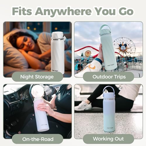 HEYTRIP 20oz Portable Breastmilk Cooler Bottle for Outdoor, Green - color: Green