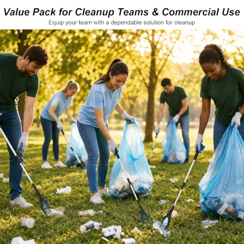 Trash Grabber Reacher Tool, 32" Foldable Pickup Tool, 8 Pack - size: 8 Pack