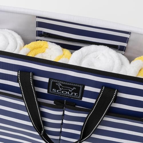 SCOUT Ben Pocket Tote - Multi-use with breakway zipper - color: Fleetwood Black
