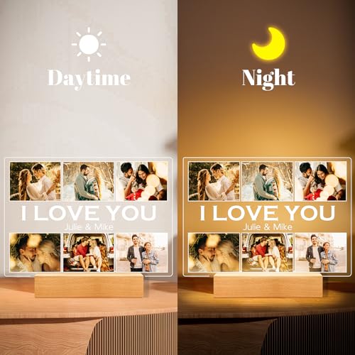 Custom Picture Frame, Personalized Anniversary Birthday Gifts for Women Men - color: Style-06-01