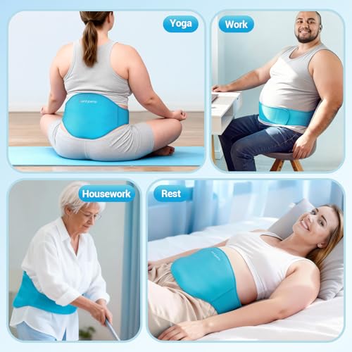 Comfytemp Extra Large Back Ice Pack for Lower Back Pain, Sciatica Relief - color: Blue-large Back Ice Pack-2 Gel Packs