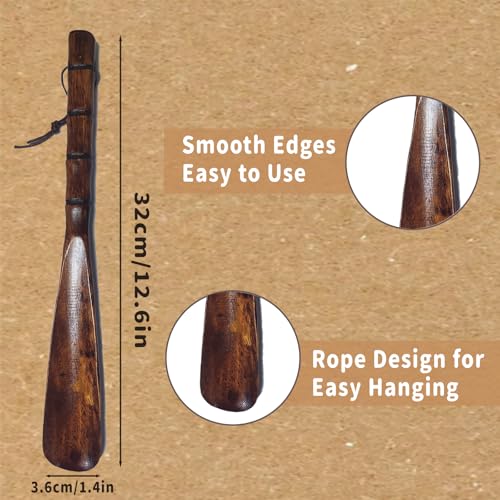Shoe Horn Long Handle for Seniors,Shoe Horns for Men Women 12.5"