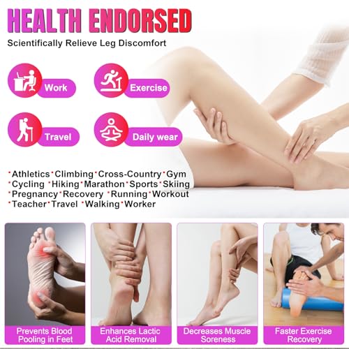 bropite Plus Size Compression Socks For Women&Men,Wide Calf Knee High Socks - color: 15-block-g-r-w-p Plus, size: 4X-Large