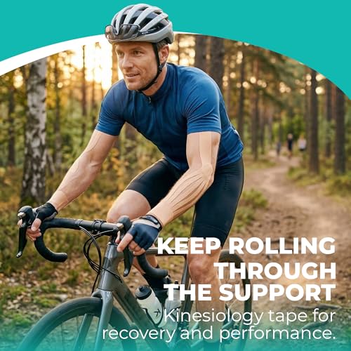 Kinesiology Tape Bulk Roll 114ft - Athletic Sports Tape, Beige - color: Skin Beige