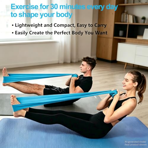 Long Resistance Bands for Working Out, Physical Therapy, Yoga & Pilates