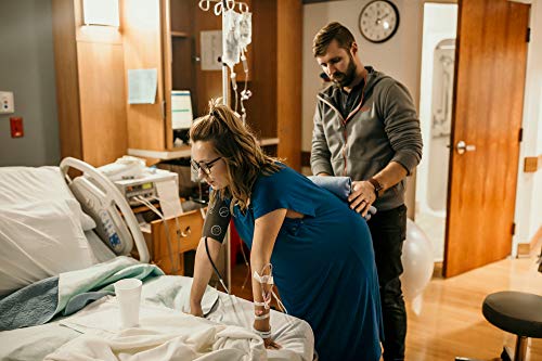Three Little Tots Plus Size Labor and Delivery Hospital gown Maternity Nursing Nightgown Multi - color: Blue, size: Large-X-Large