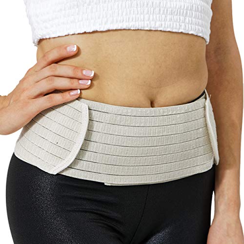 NeoTech Care 3-in-1 Maternity Pregnancy Support, Postpartum Belly Wrap & Pelvis Belt/Brace/Band (Beige, Medium Size) - color: Beige, size: M