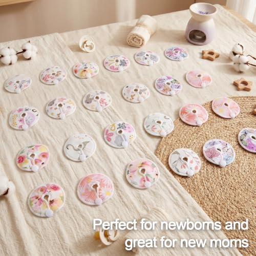 24 Pcs G Tube Button Covers and Laundry Bag Reusable Feeding Tube Pads
