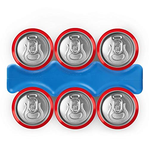 Ice Packs for Cooler & Breast Milk Storage, Reusable Contoured Freezer Pack - size: 4-Pack