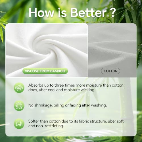 Women's Disposable Underwear for Travel Eco-friendly Bamboo Viscose Briefs Panties Emergency Underpants Bikinis - color: White-10pairs, size: Medium