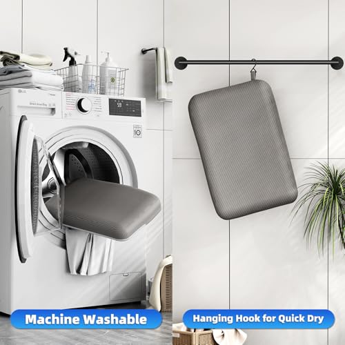 Shower Seat Cushion with Non-Slip Silicone Bottom, Quick Drying Bathtub Pad