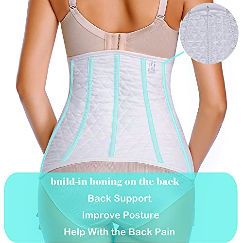 Post Belly Band Postpartum Recovery Belt Girdle Belly Binder, Cotton - size: X-Large
