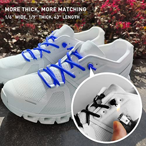 3 Pairs Elastic No Tie Shoe Laces, Stretch Bungee Laces - color: Pink+green+blue
