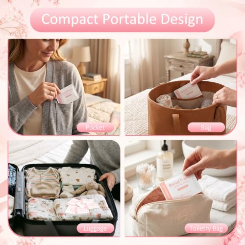 Breast Pump Cleaning Wipes, Travel Quick Clean Pump Part Wipes 60 Count - size: 1 Count (Pack of 60)